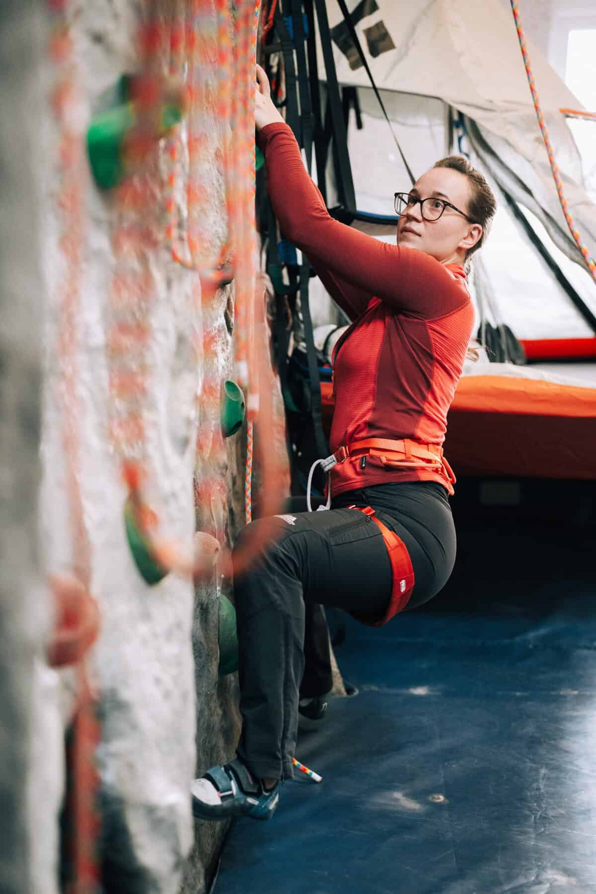 Climbing sessions focused on kit familiarisation